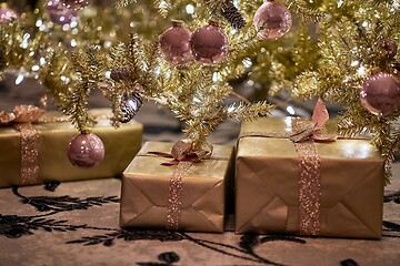 Image showing Christmas Tree And Presents