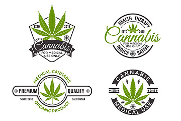 Image showing Medical Cannabis Labels and Logos