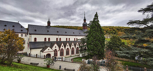 Image showing Monastery Ebersbach in autumn