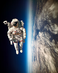 Image showing Astronaut in outer space