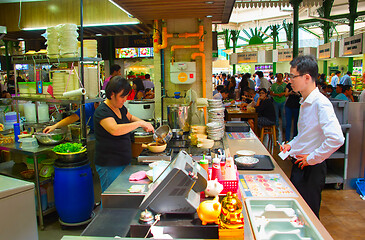 Image showing Food court Singapore