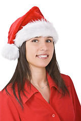 Image showing Santa girl portrait