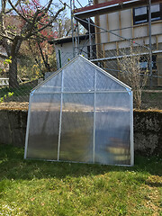 Image showing Back part of a greenhouse