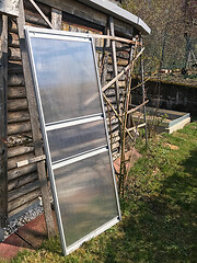 Image showing Side parts of a greenhouse