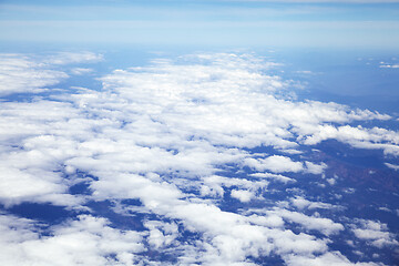 Image showing View from an airplane