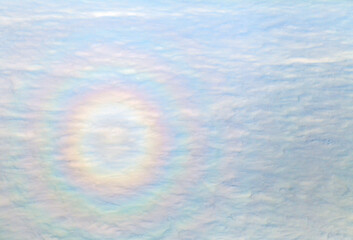 Image showing Glory around the shadow of a plane