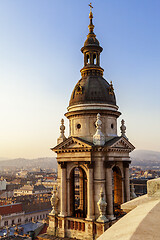 Image showing View of Budapest from St. Stephen Basilica