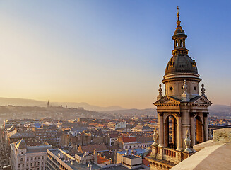 Image showing View of Budapest from St. Stephen Basilica