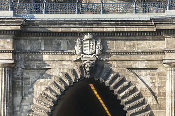 Image showing Adam Clark Tunnel under Castle Hill in Budapest