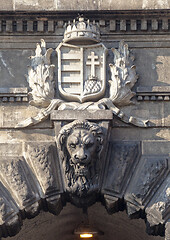 Image showing Adam Clark Tunnel under Castle Hill in Budapest