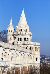 Image showing Fishermans bastion in Budapest, Hungary