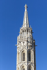 Image showing Tower of St. Matthias Church in Budapest