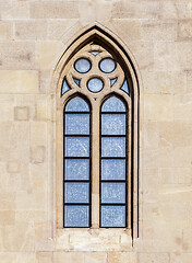 Image showing Window of a gothic cathedral