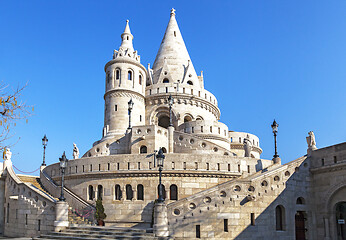 Image showing Fishermans bastion in Budapest, Hungary