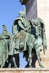 Image showing Chieftains of Hero's Square, Budapest