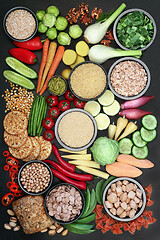 Image showing Vegan Food for Health and Fitness