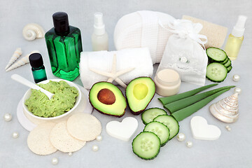 Image showing Natural Skin Care Beauty Treatment