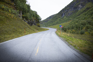 Image showing Norwegian Mountain Road