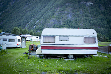 Image showing Retro Camping Trailer