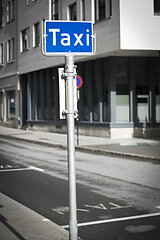 Image showing Taxi Sign