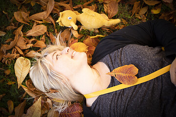 Image showing Autumn Girl