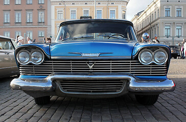 Image showing Old Blue Car