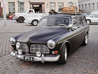 Image showing Old Black Car