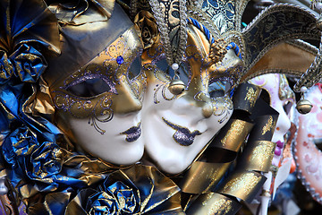 Image showing Venetian masks