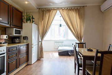 Image showing Classic kitchen with access to a heated loggia