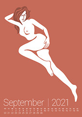 Image showing Vector Erotic Calendar