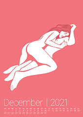 Image showing Vector Erotic Calendar