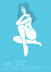 Image showing Vector Erotic Calendar