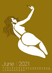 Image showing Vector Erotic Calendar