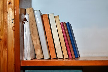 Image showing Books on a shelf