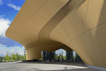 Image showing The building of Central Library in Helsinki, Finland