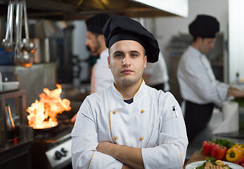 Image showing Portrait of young chef