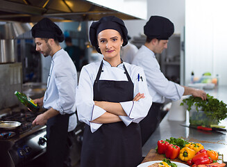 Image showing Portrait of young chef