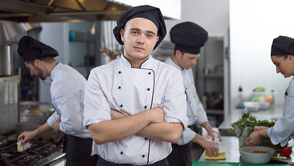 Image showing Portrait of young chef