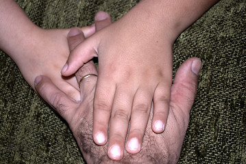 Image showing Hands together