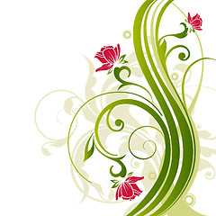 Image showing floral background