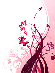 Image showing floral background