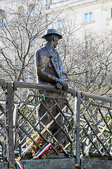 Image showing Budapest, HUNGARY - FEBRUARY 15, 2015 - Statue of Imre Nagy