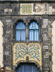 Image showing Facade of Museum of Applied arts in Budapest