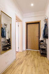 Image showing Standard entrance hall in a one-room small apartment