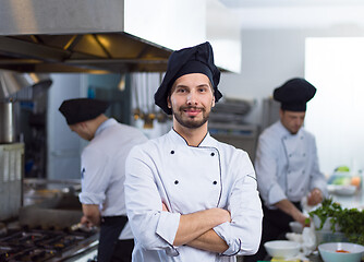 Image showing Portrait of young chef