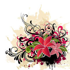 Image showing floral background