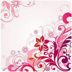 Image showing floral background