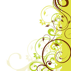 Image showing floral background