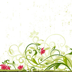 Image showing floral background