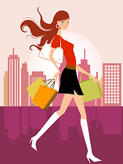 Image showing fashion girl